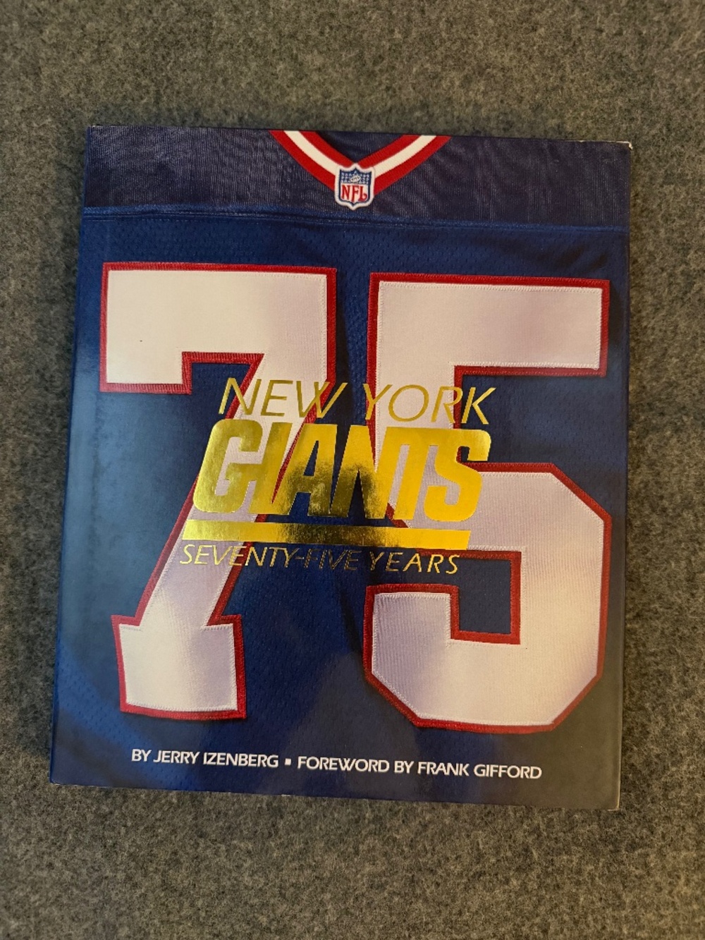 NEW YORK GIANTS Seventy-Five Years Hardcover Book FIRST PRINTING 75 Years NFL